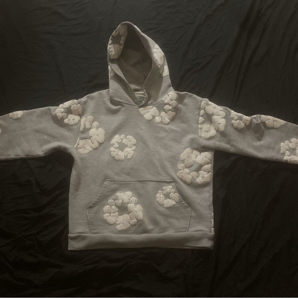 Gray Denim Tears Hoodie